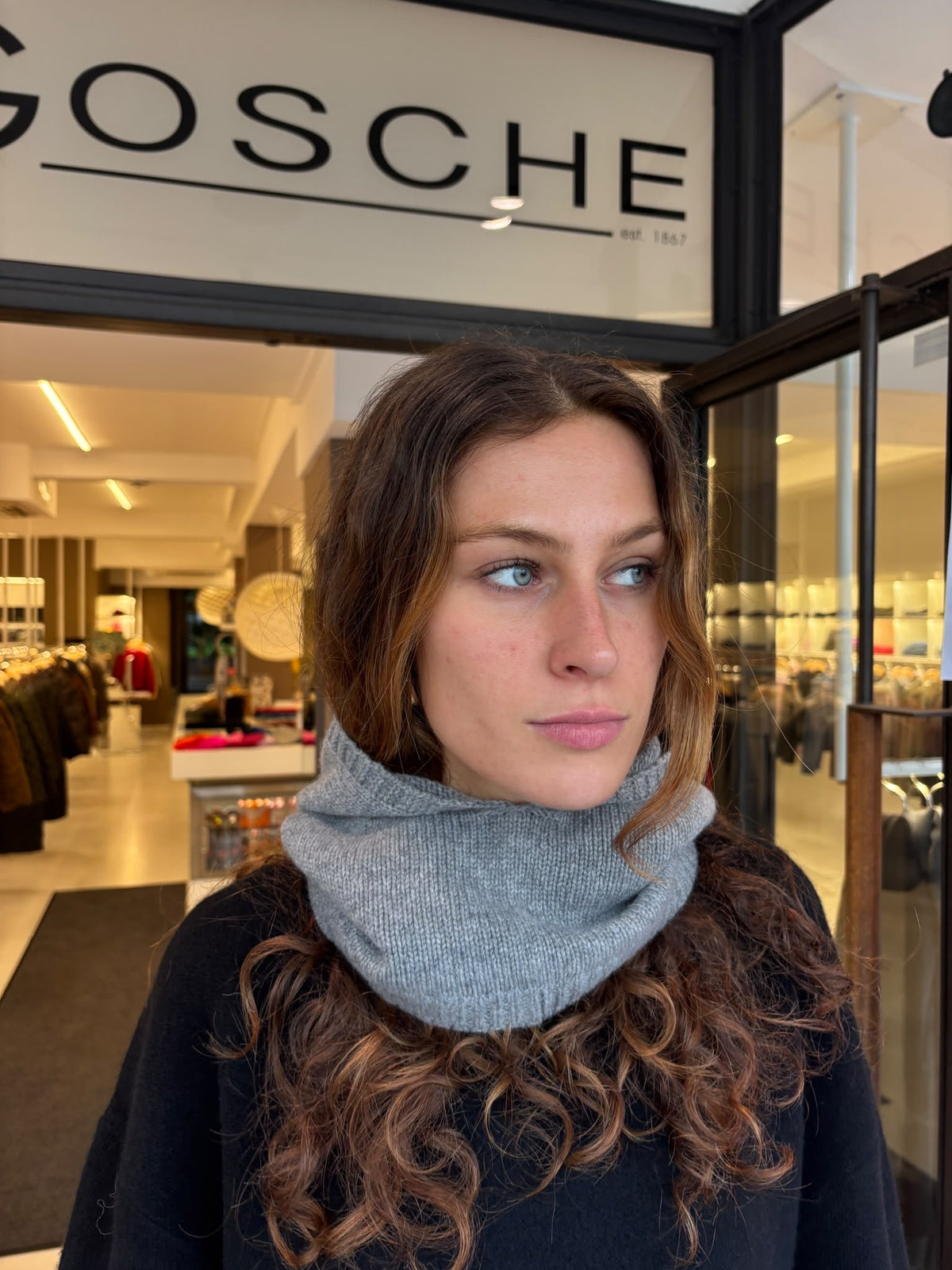 Blui Balaclava aus Cashmere